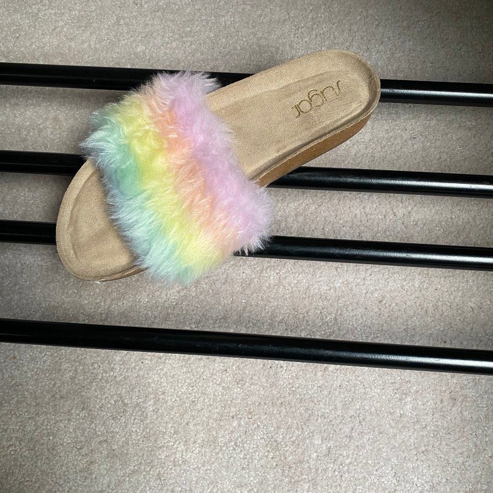 Sugar Women Bravos Plush Slide Sandals - New Nwob View 4